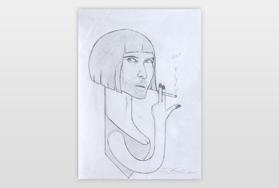 »Tatiana« Bleistift auf Papier