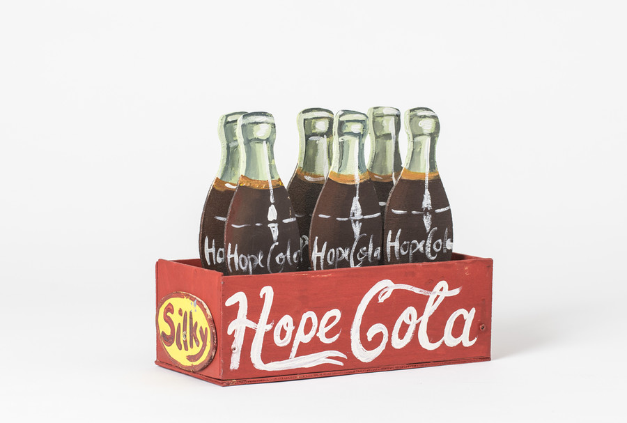 Hope Cola Farbe auf Holz