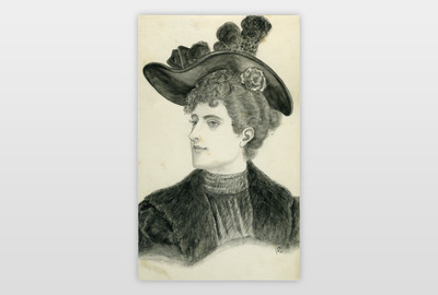 Princess Alexandra of Teck Bleistift und Tinte auf Papier