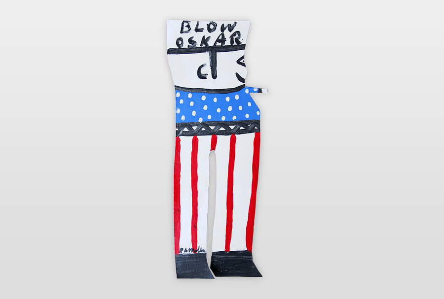 Blow Oscar Lackfarbe auf Blech